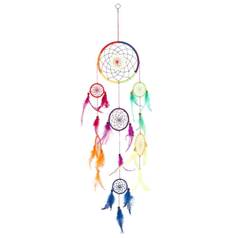 Something Different - 90cm Multi Rainbow Traumfänger - Regenbogen